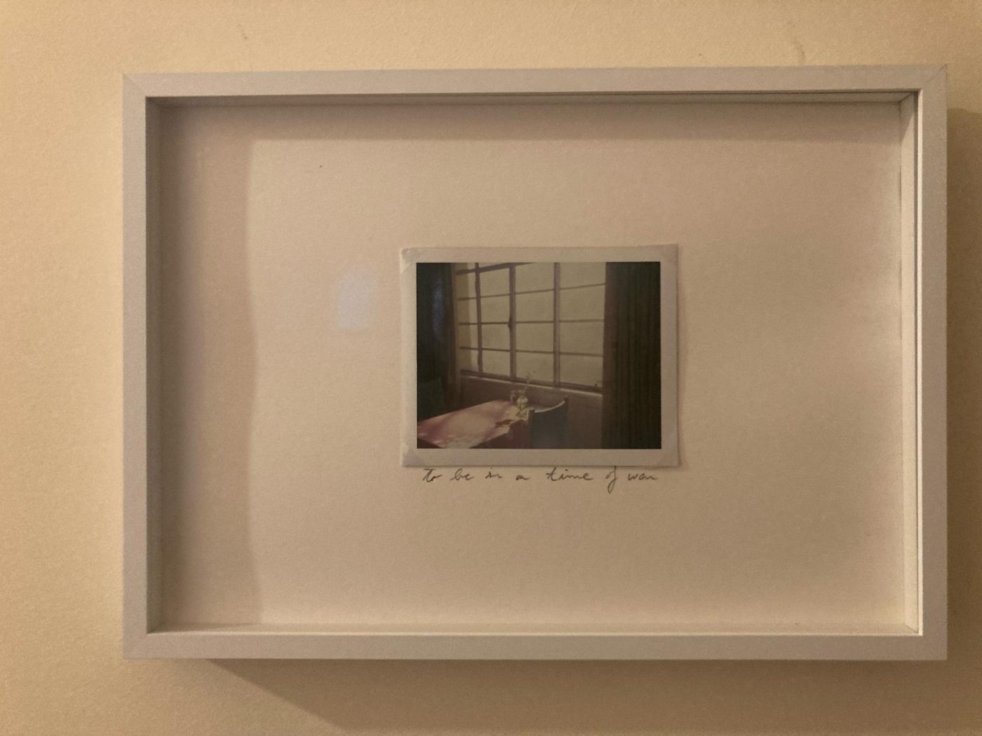 Daniel Blaufuks, Tentativa de Esgotamento (depois do adeus), 2025. Collage on Cason paper (photograph, ink, various clippings). 22 x 31 x 3 cm (framed). Unique.
