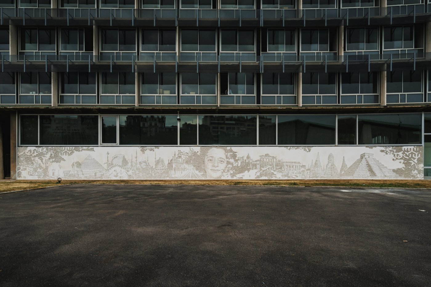 Alexandre Farto aka Vhils, SUBSTRATUM – Scratching the Surface project | UNESCO, 2023. ©JoséPandoLucas
