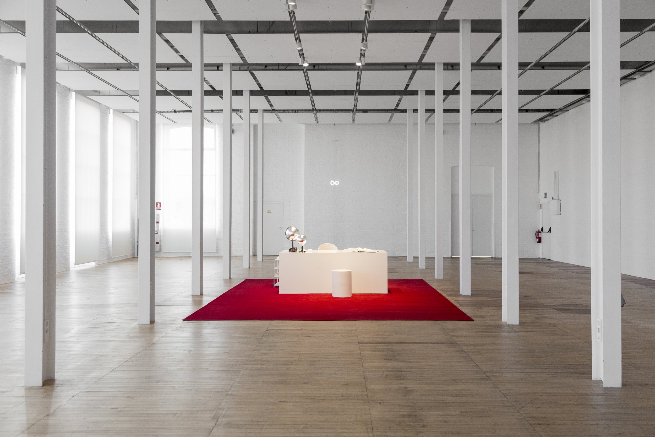 Exhibition view: The Infinite Library, Daniel Gustav Cramer and Haris Epaminonda, Fabra i Coats | Centre d’Art Contemporani de Barcelona, 2020
