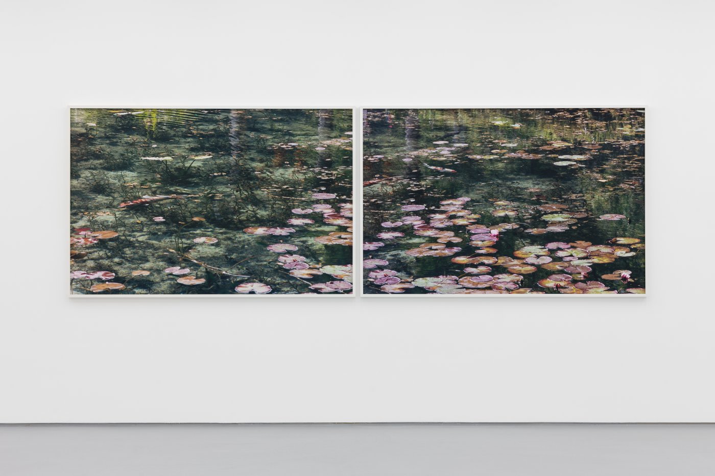 Daniel Gustav Cramer, Untitled (after C.M.), 2021. 2 C-prints, 120.3 × 363 cm
