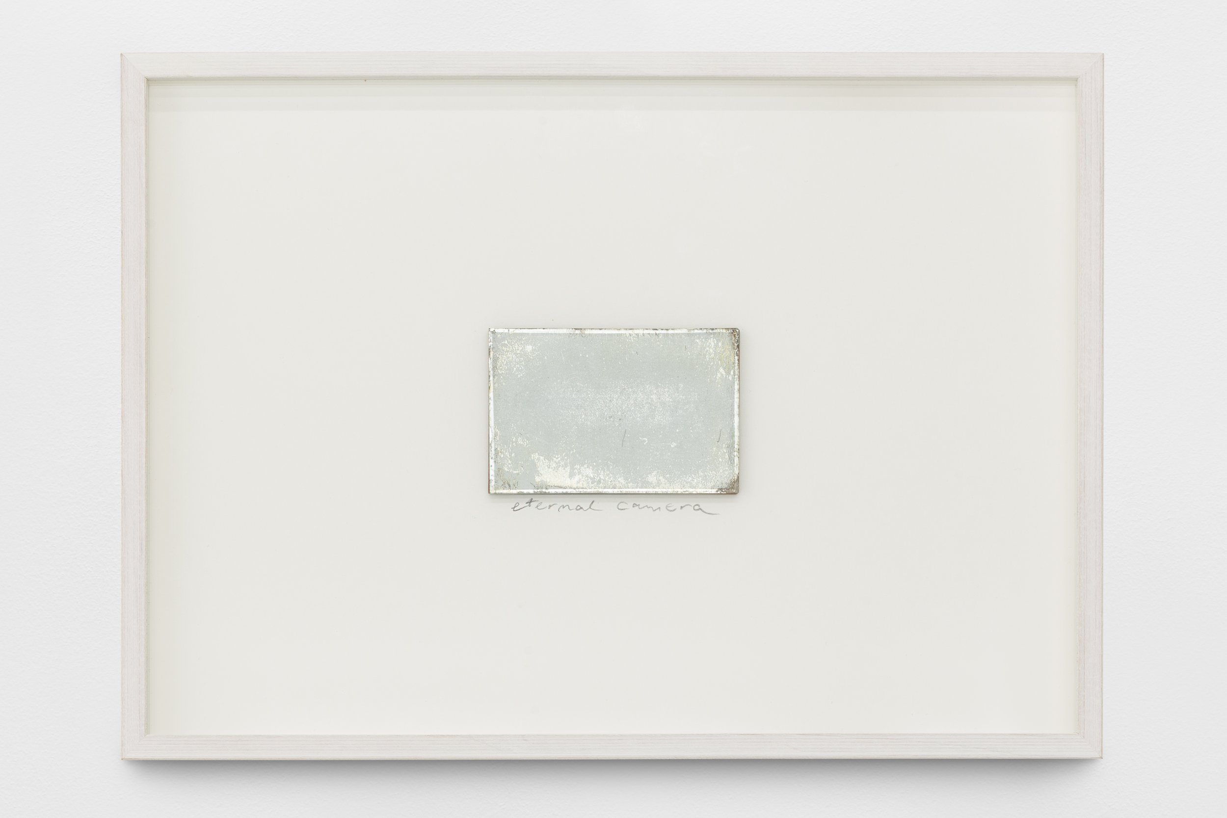Daniel Blaufuks, Eternal Camera 1, 2018. Polished mirror, graphite. 21,8 x 30,5 cm. Edition 3 + 2 AP

