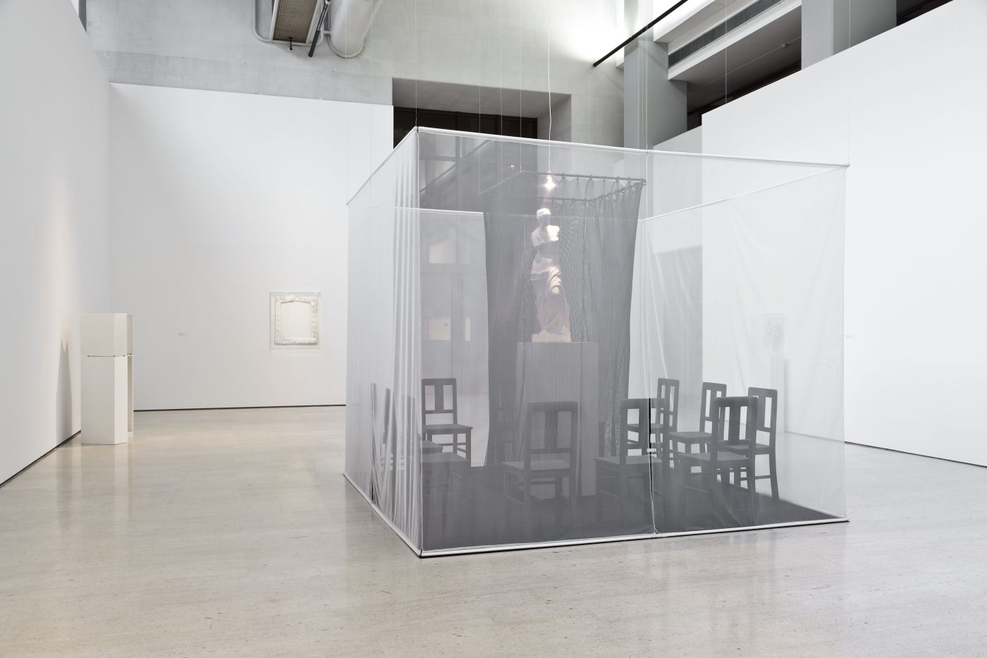 Exhibition view: Ana Vieira, Shelter Walls, Gulbenkian Foundation, Lisbon, Portugal, 2011.
