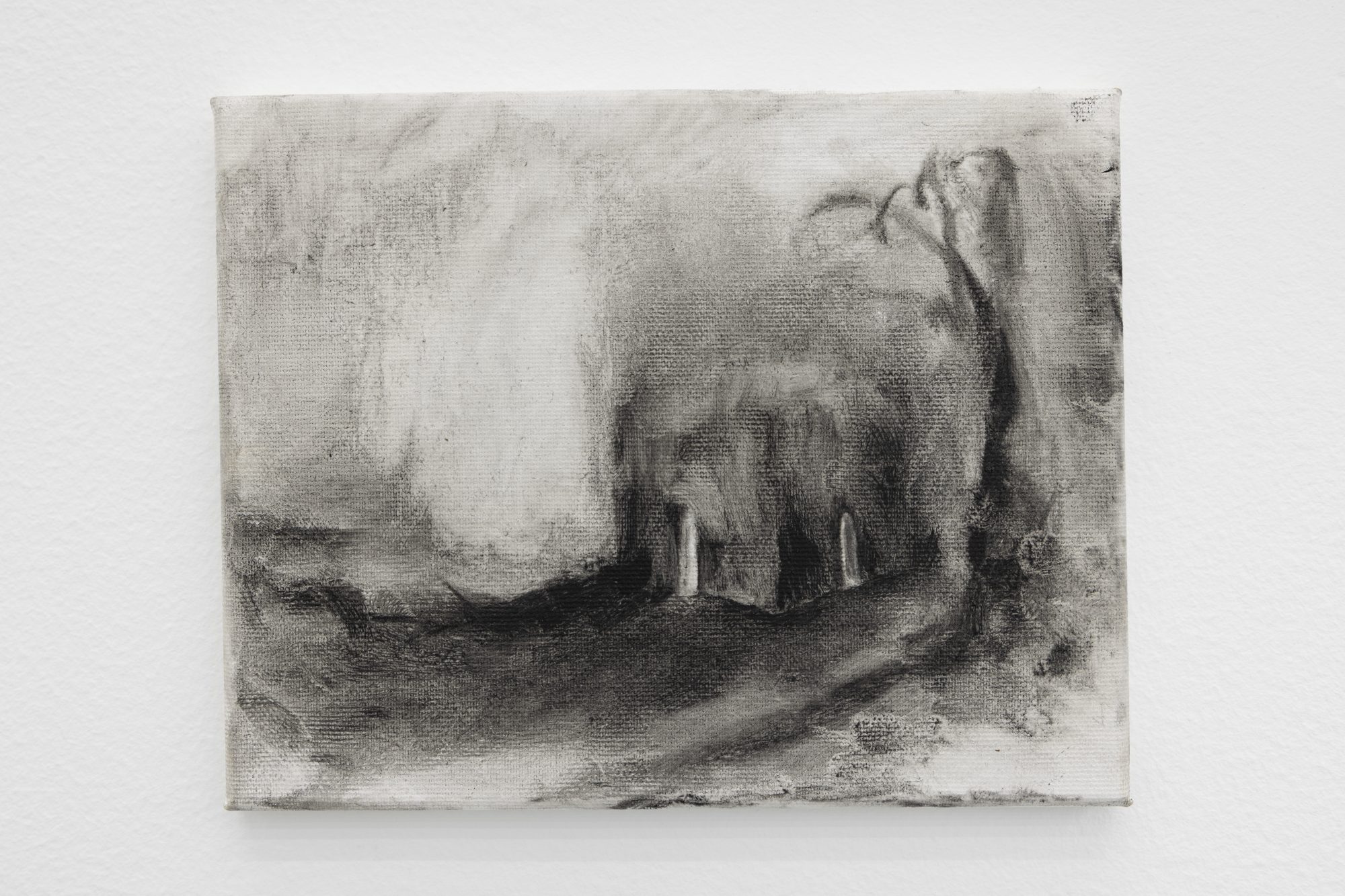 Susanne S. D. Themlitz, Untitled, 2025. Oil on canvas. 19 x 24,5 x 1 cm