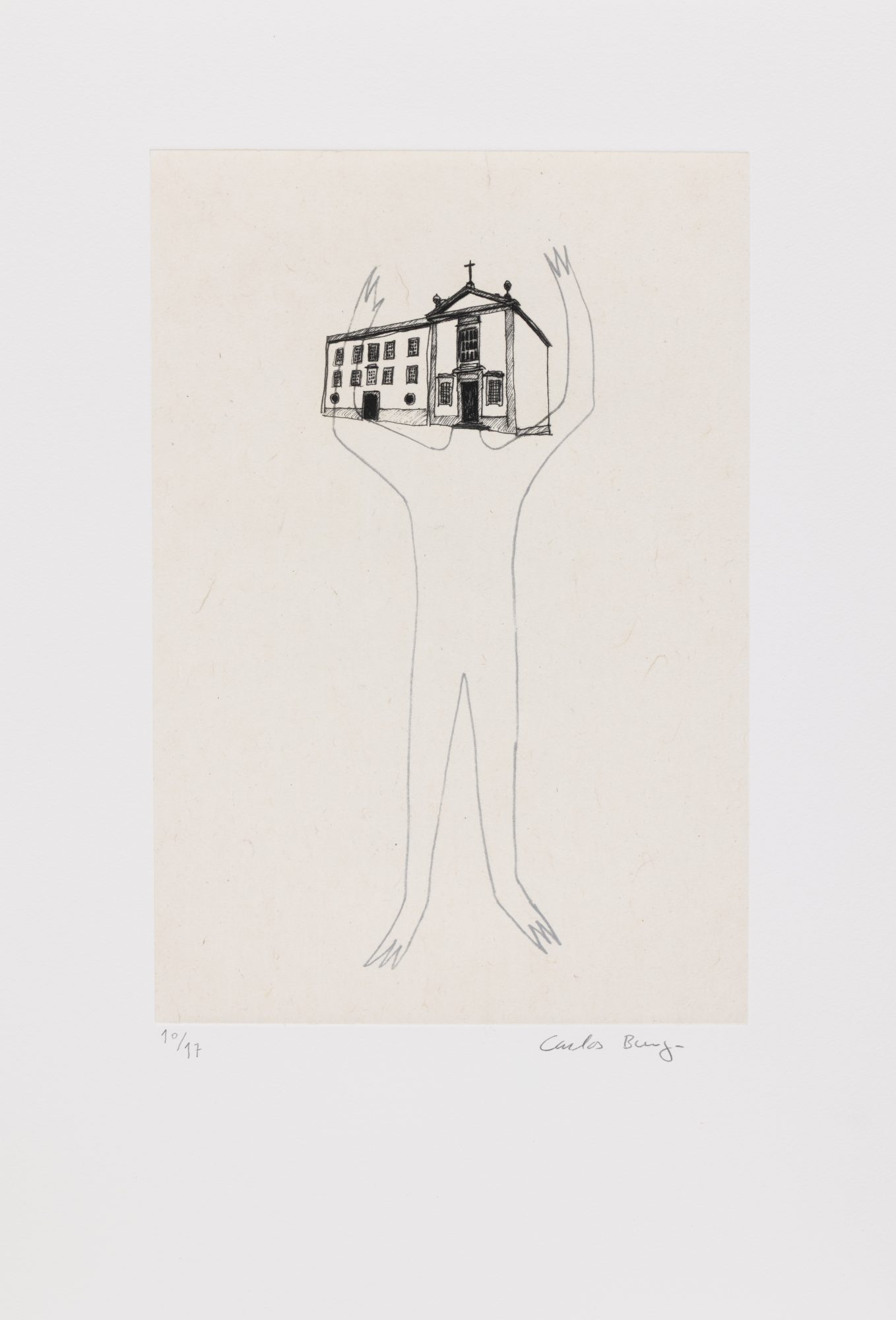 Carlos Bunga, CSR, Porto, 1976-1978, 2025. Photogravure on Hahnemühle 300 g paper, with Chine-collé application on Japan Gampi 40 g paper. 59,5 x 42 x 3 cm (framed). Ed. 17
