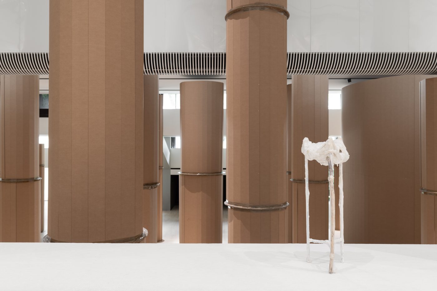 Carlos Bunga, Something Necessary and Useful, 2020. Mixed media. Site Specific installation at Whitechapel, London. Photo: Nick Seaton
