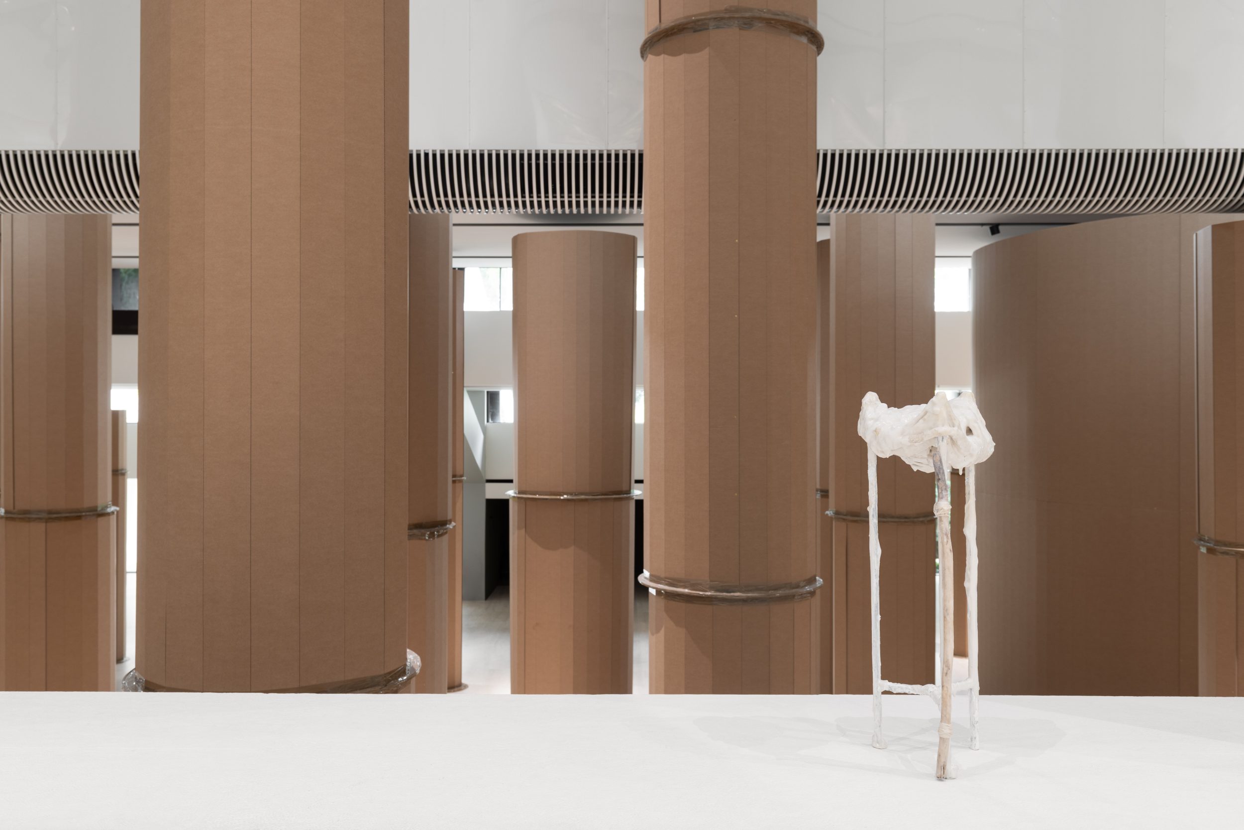 Carlos Bunga, Something Necessary and Useful, 2020. Mixed media. Site Specific installation at Whitechapel, London. Photo: Nick Seaton

