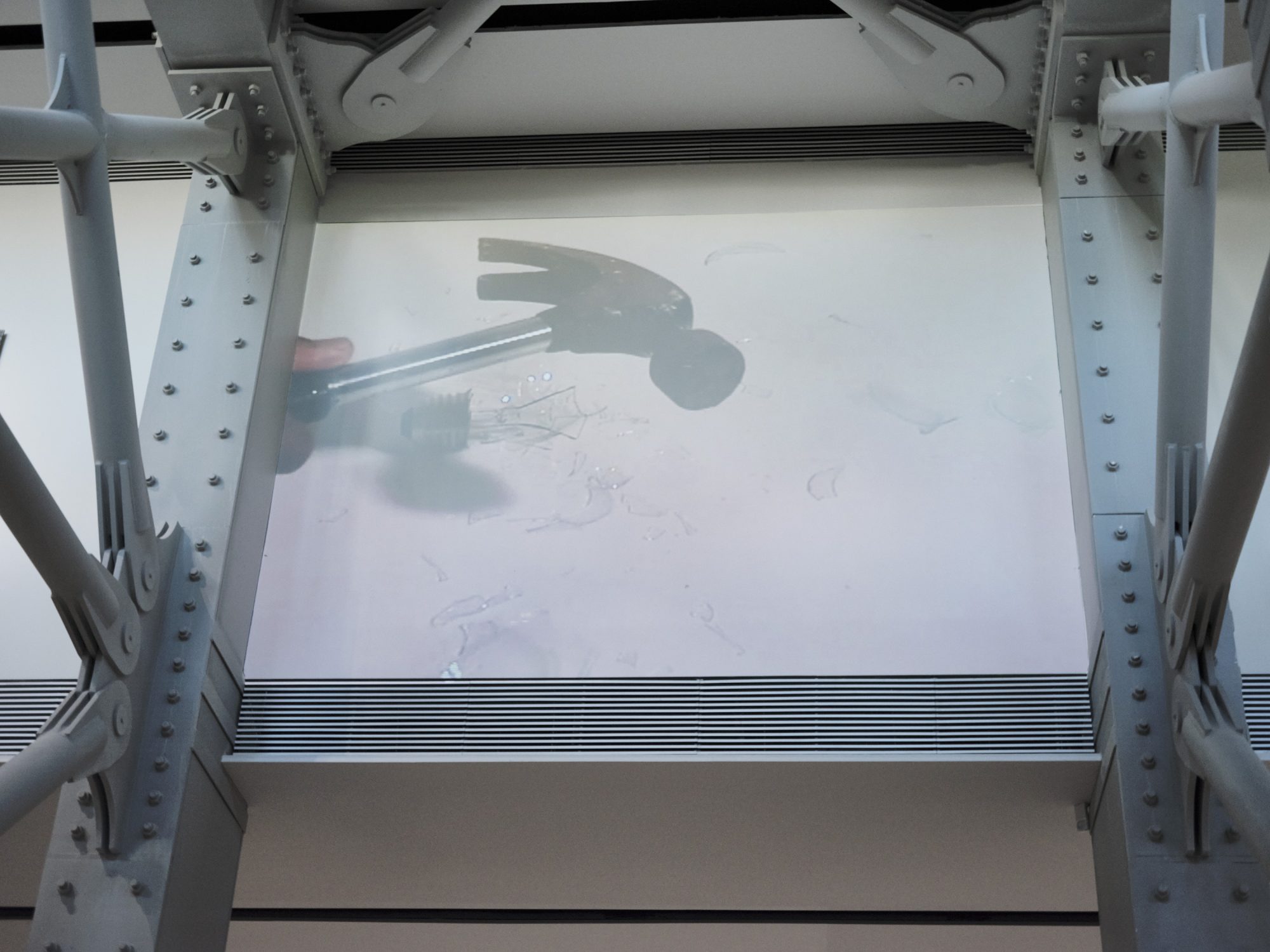 Carlos Bunga, Lamp, 2002. Single-channel, colour, sound, 1 min 34 s, loop. Variable dimensions. Ed. 5
