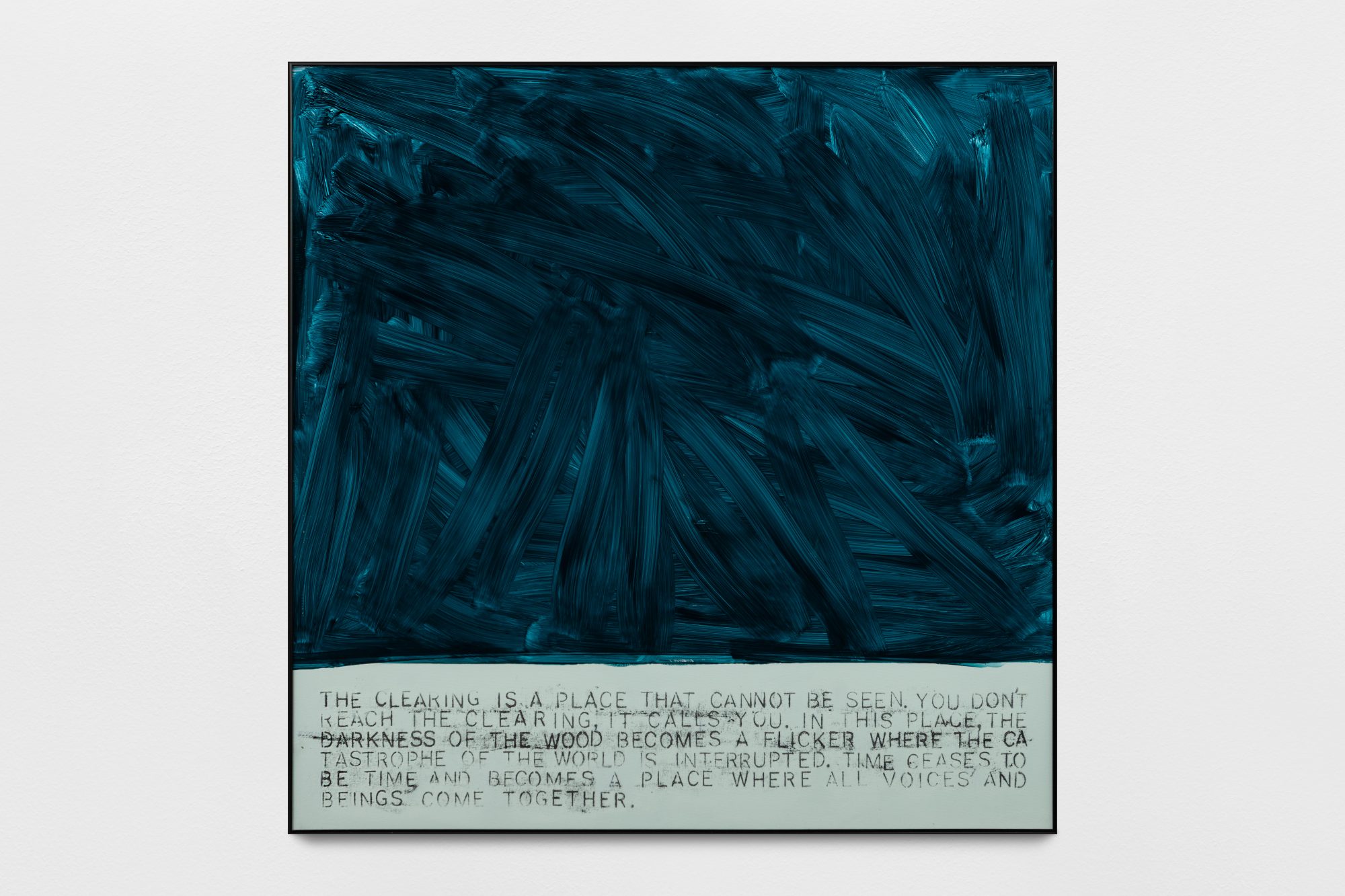 João Louro, The Clearing #13, 2025. Acrylic and plexiglass. 154 x 154 x 6,5 cm
