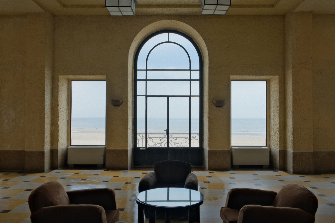 Daniel Blaufuks, A Sala de Espera (Les Roches Noires) I / The Waiting Room (Les Roches Noires) I, 2026. Inkjet print on paper. 100 x 150 x 3,5 cm. Ed. 3
