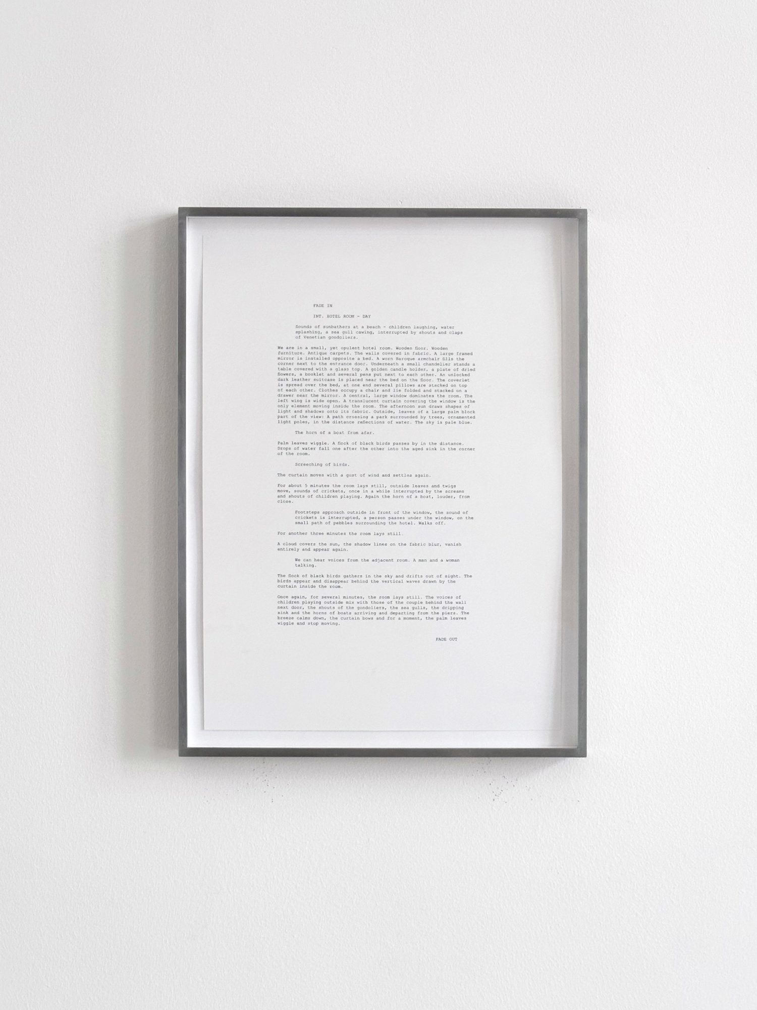 Daniel Gustav Cramer, The Great Gatsby (additional scene), 2025.Digital print on paper. 42.6 x 32.8 x 3 cm. Ed. 5
