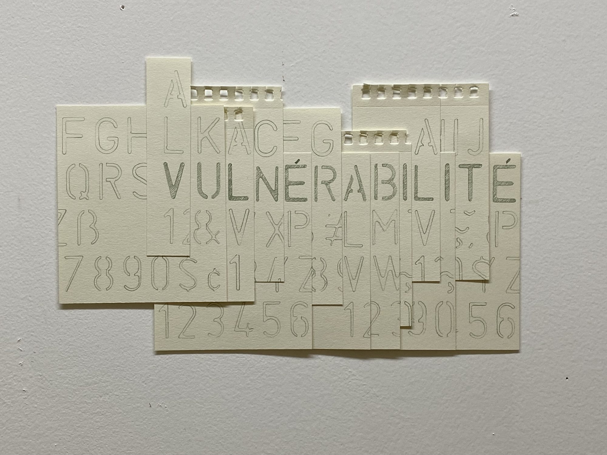 Gabriela Albergaria, Vulnérabilité, 2026. Colour pencil on paper (Heritage Woodfree Bookwhite 315gsm). 20 x 33 cm
