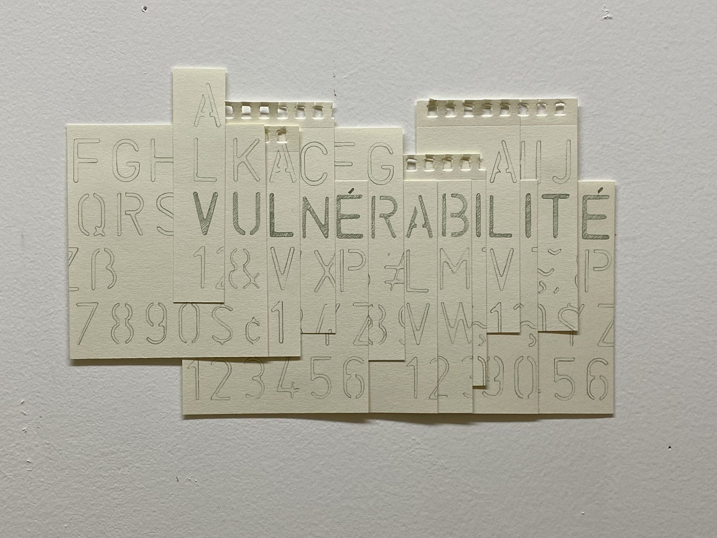 Gabriela Albergaria, Vulnérabilité, 2026. Colour pencil on paper (Heritage Woodfree Bookwhite 315gsm). 20 x 33 cm
