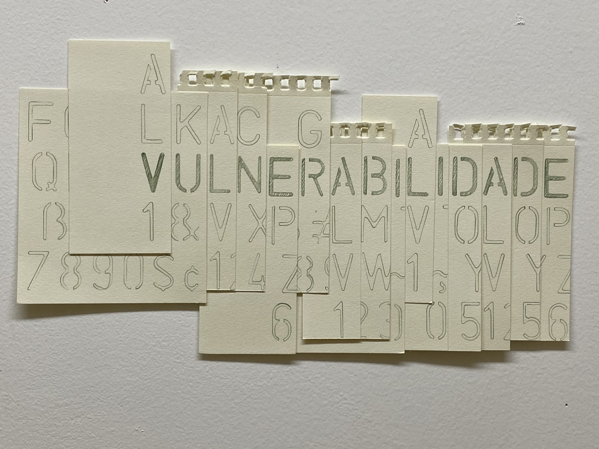Gabriela Albergaria, Vulnerabilidade, 2026. Colour pencil on paper (Heritage, 
Woodfree Bookwhite 315gsm). 20 x 33 cm
