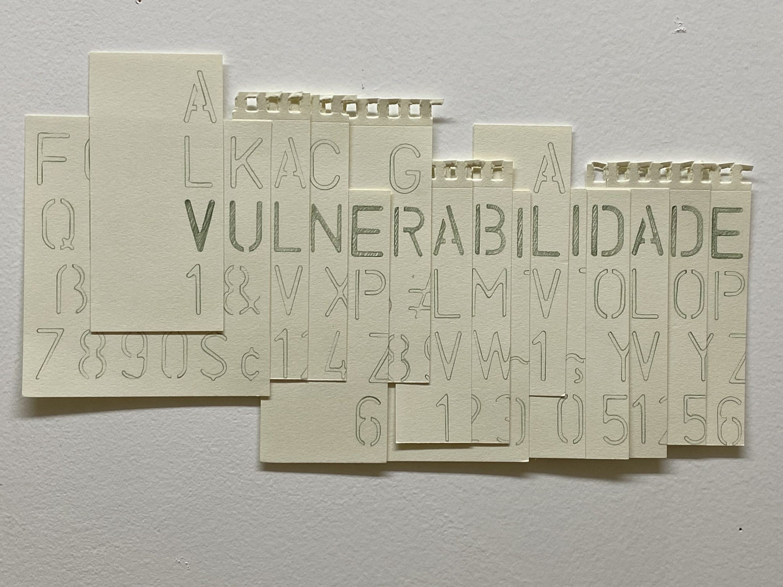 Gabriela Albergaria, Vulnerabilidade, 2026. Colour pencil on paper (Heritage
Woodfree Bookwhite 315gsm). 20 x 33 cm
